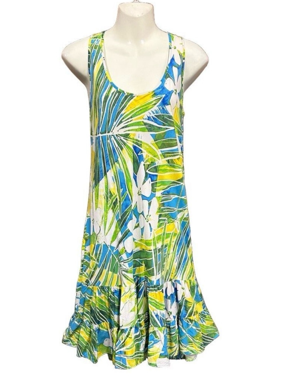 Jams World Hattie tropical dress Small Retro Hawaii Vacation Summer